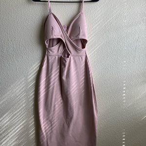 Nude/Light Pink Bodycon Dress